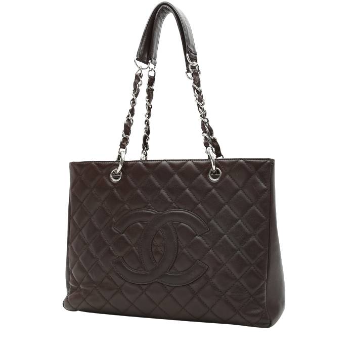 CHANEL, Bags, Chanel Tan And Black Shopper Bag