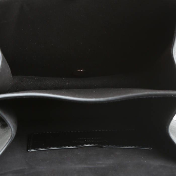 Sac à main Dior  Bobby Frame en cuir noir - Detail D3