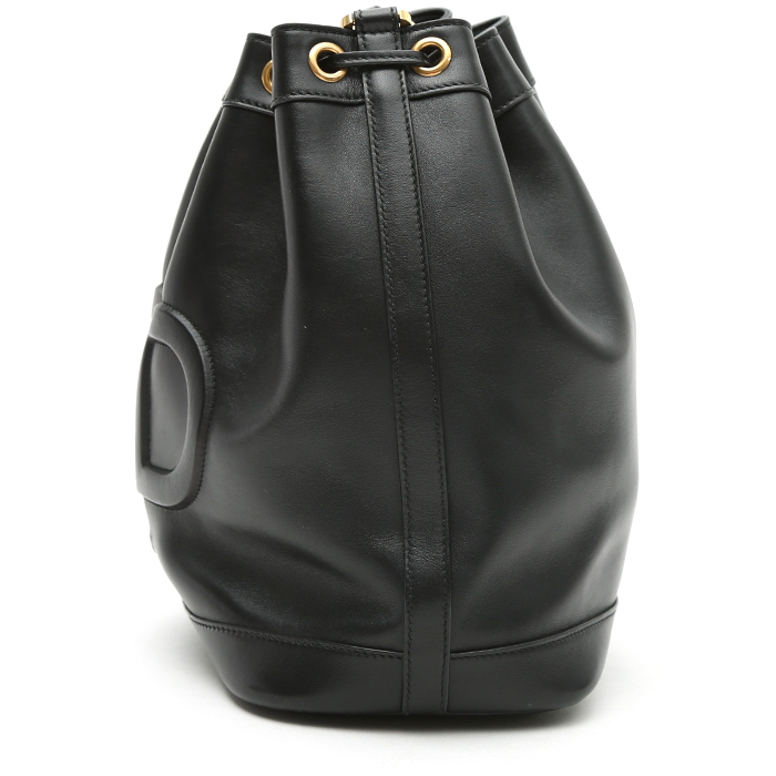 Bolso Cabás Dior  Cest Dior modelo mediano  en cuero negro - Detail D6