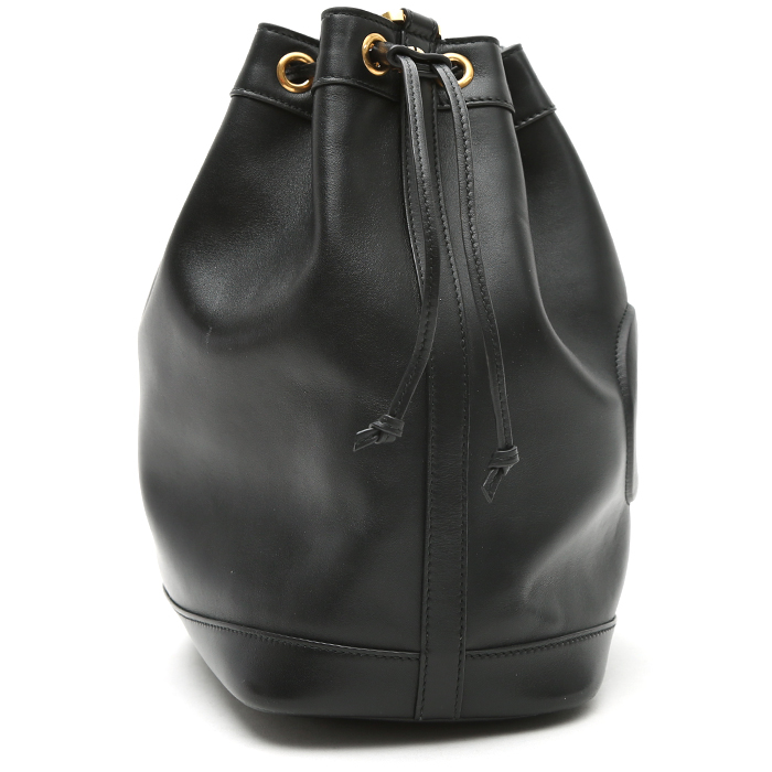 Dior  Cest Dior medium model  shopping bag  in black leather - Detail D7