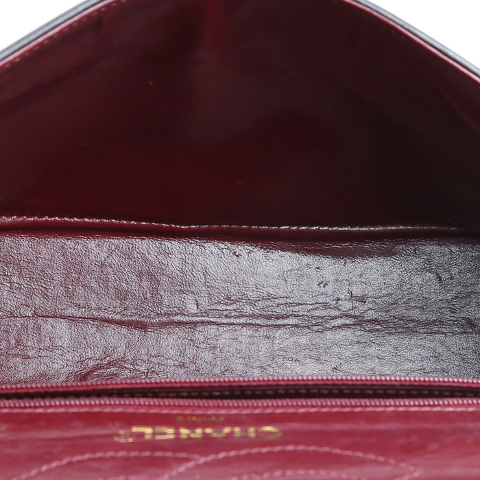 Borsa Chanel  Vintage in pelle nera - Detail D3