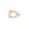 Anello Hermès Adage in oro rosa e diamanti - 00pp thumbnail