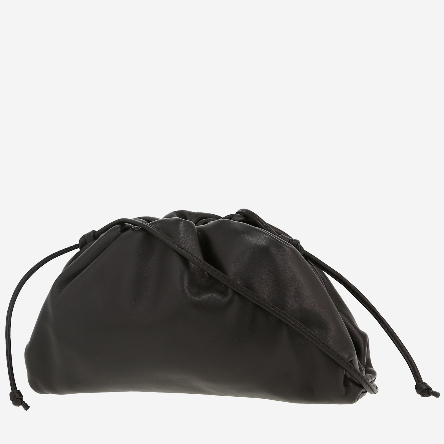 Bottega Veneta Pouch mini handbag/clutch in black leather