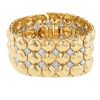 Bracelet Vintage  en or jaune, or blanc et diamants - 00pp thumbnail
