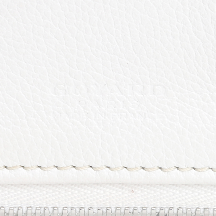 Pochette Goyard  Sainte Marie modello medio  in tela Goyardine bianca - Detail D4