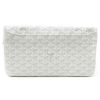 Goyard  Sainte Marie medium model  pouch  in white Goyard canvas - Detail D8 thumbnail