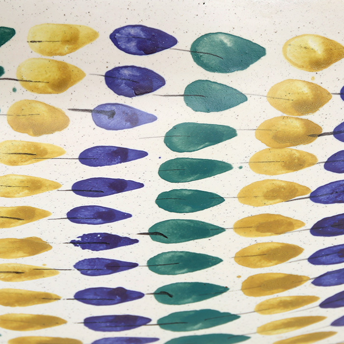 Roger Capron, Grande coupe poisson "C50", en céramique émaillée, signée, années 1953-1965 - Detail D1