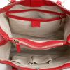 Gucci  Bamboo shopping bag  in red leather  and bamboo - Detail D3 thumbnail