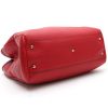 Gucci  Bamboo shopping bag  in red leather  and bamboo - Detail D5 thumbnail