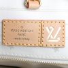 Louis Vuitton  Onthego large model  shopping bag  in beige monogram canvas  and natural leather - Detail D4 thumbnail
