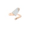 Bague ouverte Bulgari Gelati en or rose, diamants et nacre - 00pp thumbnail