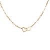 Dinh Van Double coeurs R13 necklace in yellow gold - 00pp thumbnail