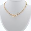 Dinh Van Double coeurs R13 necklace in yellow gold - 360 thumbnail