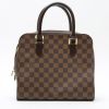 Louis Vuitton  Triana handbag  in ebene damier canvas  and brown - Detail D7 thumbnail