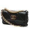 Bolso bandolera Chanel  19 mini  en cuero acolchado negro - 00pp thumbnail