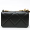 Chanel  19 mini  shoulder bag  in black quilted leather - Detail D8 thumbnail