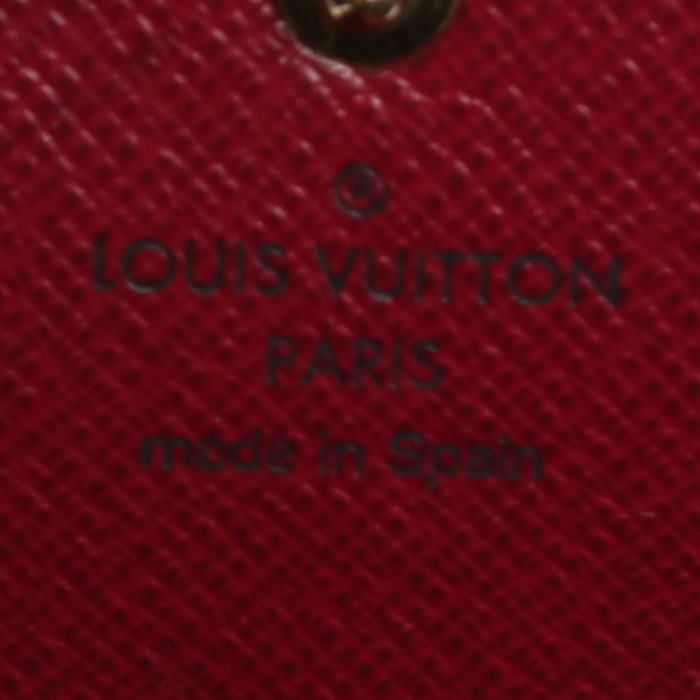 Portafogli Louis Vuitton  Sarah in tela monogram marrone e pelle marrone - Detail D3