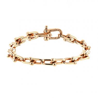 Brazalete Tiffany & Co City HardWear modelo pequeño de oro rosa