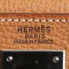 Sac à main Hermès  Borsa a tracolla Hermes Jypsiere in pelle togo blu en vache Liégée gold - Detail D4 thumbnail