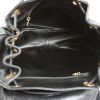 Chanel  Vintage backpack  in black grained leather - Detail D3 thumbnail
