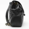 Chanel  Vintage backpack  in black grained leather - Detail D6 thumbnail