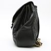 Chanel  Vintage backpack  in black grained leather - Detail D7 thumbnail