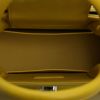 Dior  Diorever handbag  in yellow foal  and yellow leather - Detail D3 thumbnail