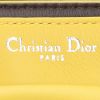 Bolso de mano Dior  Diorever en piel de potro amarilla y cuero amarillo - Detail D4 thumbnail