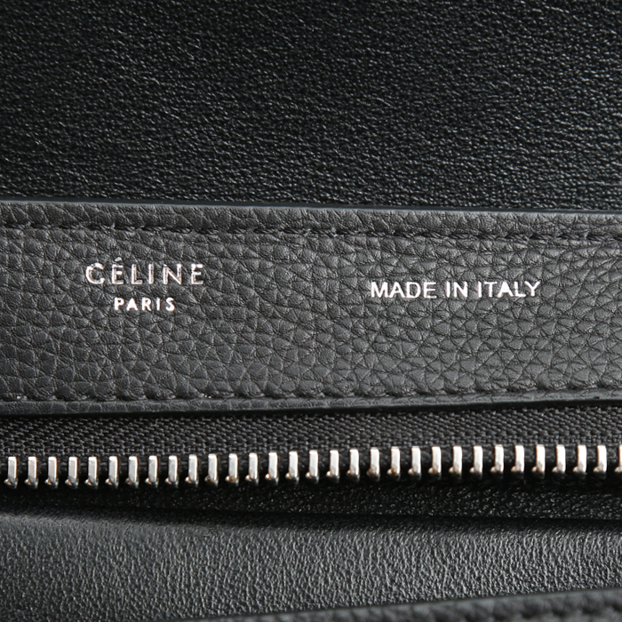 Borsa Celine  Trapeze modello piccolo  in pelle tricolore, blu nera e beige - Detail D4