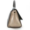 Celine  Trapeze small model  handbag  in tricolor, blue, black and beige leather - Detail D7 thumbnail