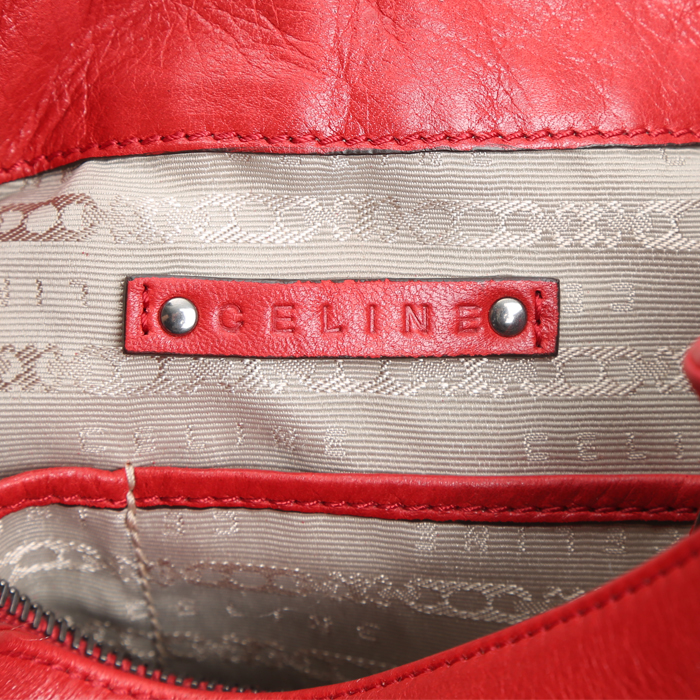 Borsa Celine   in pelle rossa - Detail D4