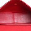 Chanel  Vintage handbag  in red canvas  and black leather - Detail D3 thumbnail