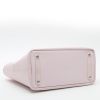 Dior  Shopping shopping bag  in pink canvas  and pink leather - Detail D4 thumbnail