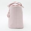 Dior  Shopping shopping bag  in pink canvas  and pink leather - Detail D6 thumbnail