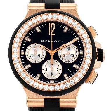 Reloj Bulgari Diagono Chrono de oro rosa, ref.: Bulgari - L079, hacia 2020