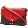 Louis Vuitton  Saint Michel handbag  in brown monogram canvas  and red epi leather - 00pp thumbnail