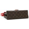 Louis Vuitton  Saint Michel handbag  in brown monogram canvas  and red epi leather - Detail D5 thumbnail