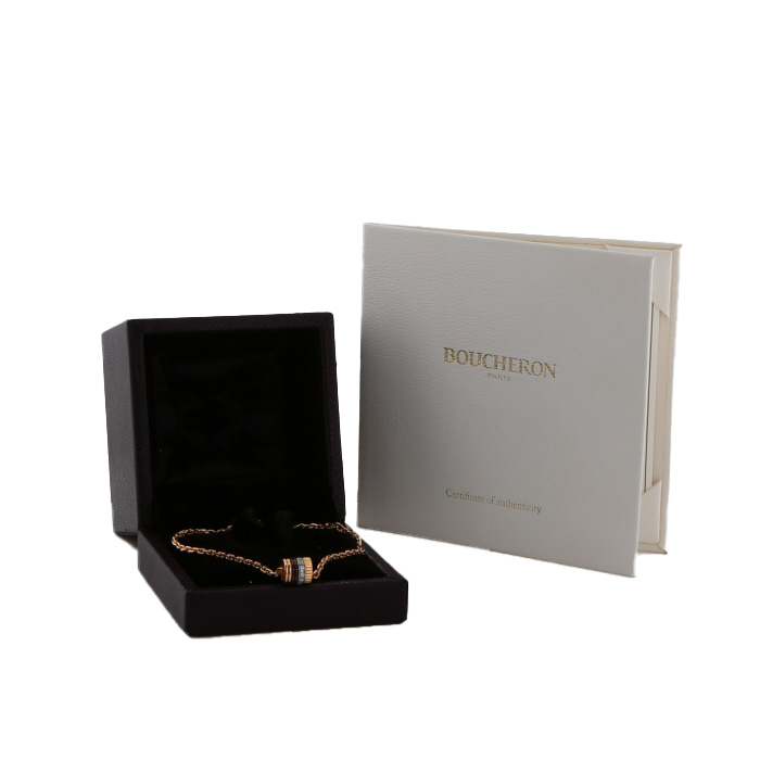 Brazalete Boucheron Quatre de 3 oros, PVD y diamantes