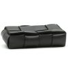 Bottega Veneta  Cassette pouch  in black intrecciato leather - Detail D5 thumbnail
