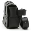 Bottega Veneta  Cassette pouch  in black intrecciato leather - Detail D6 thumbnail