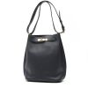 Hermès  So Kelly handbag  in navy blue togo leather - Detail D2 thumbnail