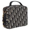 Dior  Box 30 Montaigne handbag  in navy blue monogram canvas Oblique  and navy blue leather - Detail D6 thumbnail