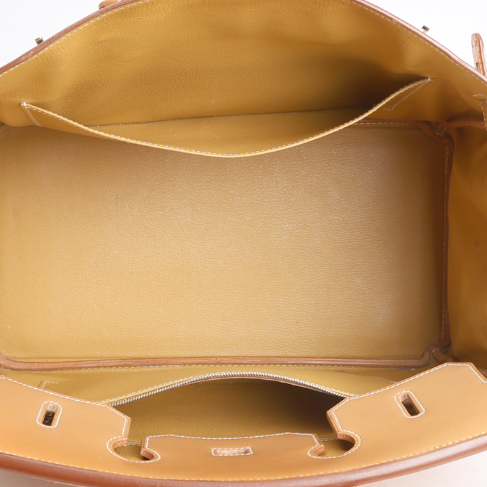 Hermès  Birkin 35 cm handbag  natural leather - Detail D3
