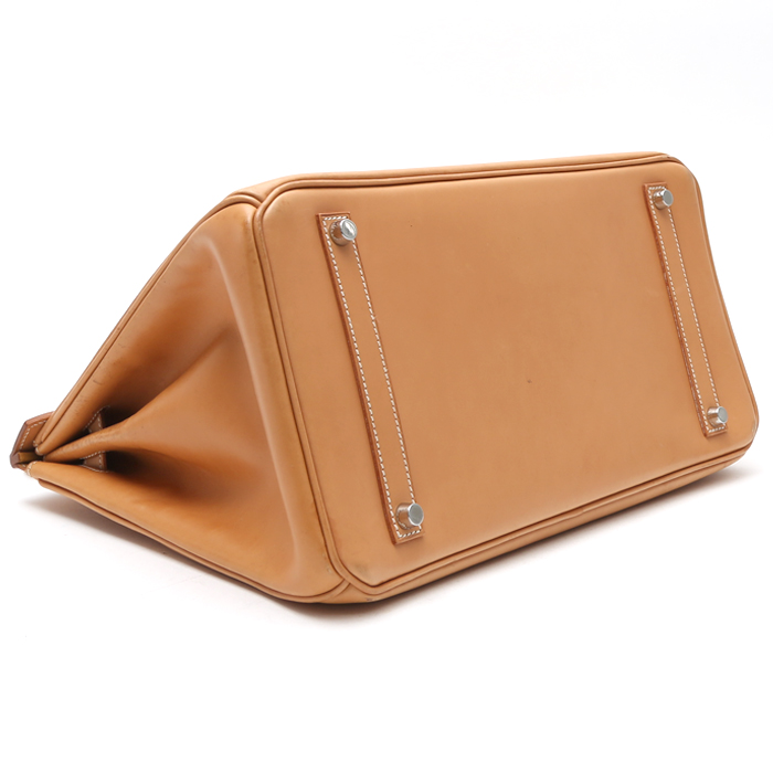 Hermès  Birkin 35 cm handbag  natural leather - Detail D5