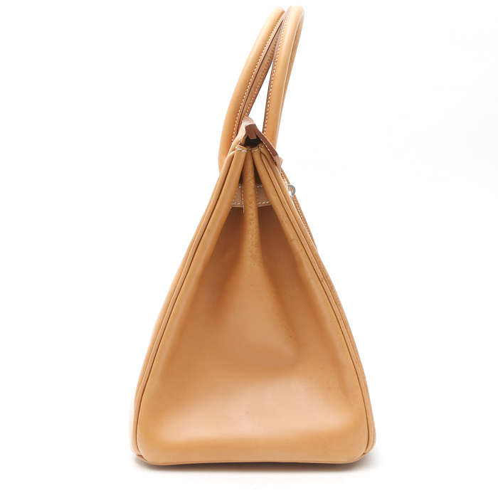 Hermès  Birkin 35 cm handbag  natural leather - Detail D7