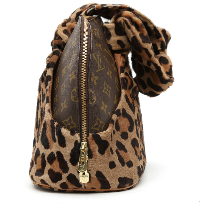 Louis Vuitton  Alma Editions Limitées handbag  foal  and brown monogram canvas - Detail D6
