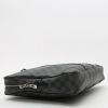 Louis Vuitton  Porte documents Voyage briefcase  in grey damier graphite canvas  and black leather - Detail D4 thumbnail