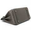 Hermès  Birkin 30 cm handbag  in grey ostrich leather - Detail D4 thumbnail