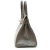 Hermès  Birkin 30 cm handbag  in grey ostrich leather - Detail D6 thumbnail
