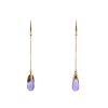 Pomellato  earrings in pink gold and amethyst - 00pp thumbnail